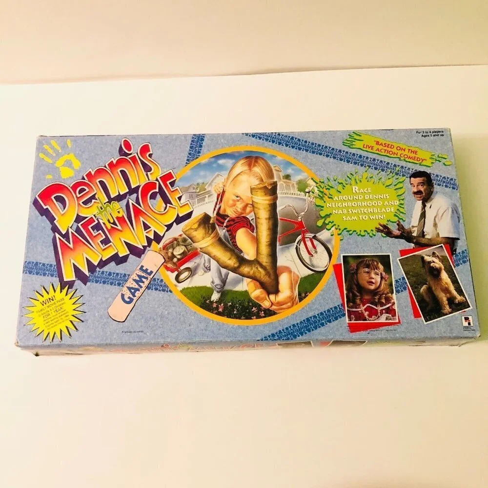 1993 Dennis The Menace The Movie Playtoy Board Game Complete French and ENG